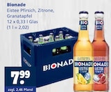 Aktuelles Eistee Pfirsich, Zitrone, Granatapfel Angebot bei Getränkewelt in Wuppertal ab 7,99 €