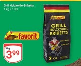 Grill Holzkohle-Briketts Angebote von favorit bei GLOBUS Nettetal für 3,99 €