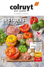 Catalogue Colruyt à Épinal, avec 8 pages Prospectus Colruyt à Épinal, "Des farces mais pas de blagues", 8 pages, 28/07/2021 - 01/08/2021