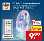 LED Strip mit Musiksensor von Star im aktuellen Netto Marken-Discount Prospekt für 9,99 €