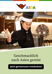 Aktueller AIDA Reise Prospekt in Rochlitz und Umgebung, "Geschmacklich nach Asien gereist" mit 1 Seite, 01.07.2025 - 31.07.2025