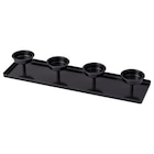 Kerzen-/Teelichthalter für 4 Kerzen schwarz Angebote von VINTERFINT bei IKEA Hilden für 7,99 €