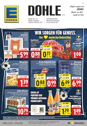 EDEKA Prospekt für Hopsten mit 24 Seiten EDEKA Prospekt für Hopsten: "Aktuelle Angebote", 24 Seiten, 22.06.2026 - 27.06.2026