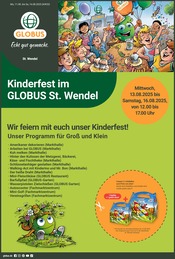Aktueller GLOBUS Supermarkt Prospekt in St. Wendel und Umgebung, "Aktuelle Angebote" mit 35 Seiten, 11.08.2025 - 16.08.2025