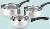 Set de 3 casseroles First - MENASTYL en promo chez Intermarché Niort à 19,99 €