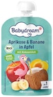 Bio Quetschbeutel von Babydream für 0,69 € bei Rossmann im Angebot Bio Quetschbeutel von Babydream im aktuellen Rossmann Prospekt