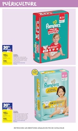 Promos Pampers dans le catalogue "AU COEUR DU GOÛT" de Carrefour Market Pampers en promo dans le catalogue Carrefour Market à la page 15
