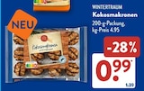 Kokosmakronen Angebote von Wintertraum bei ALDI SÜD Erlangen für 0,99 €