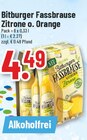 Fassbrause Zitrone o. Orange Angebote von Bitburger bei Trinkgut Hannover für 4,49 €