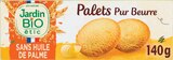 Palets Pur Beurre Bio Sans Huile de Palme - JARDIN BIO en promo chez Intermarché Super Tourcoing à 0,68 €