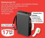 Aktuelles Etikettendrucker P22 Angebot bei GLOBUS in Offenbach (Main) ab 7,99 €