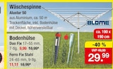 Wäschespinne Alustar 50 im Angebot bei Zimmermann in Oldenburg Wäschespinne Alustar 50 Angebote von Blome bei Zimmermann Oldenburg für 9,99 €