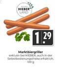 Marktbiergriller bei Hieber im Prospekt "" für 1,29 €