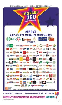 Promotion Soutien-Gorge dans le prospectus Hyper U, valable du 15/09/2026 au 27/09/2026 Promo Soutien-Gorge dans le catalogue Hyper U du moment à la page 51