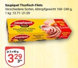 Thunfisch-Filets Angebote von Saupiquet bei GLOBUS Castrop-Rauxel für 3,29 €