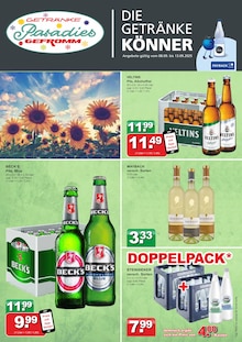 Bier im Getränke Paradies Prospekt "DIE GETRÄNKEKÖNNER" mit 4 Seiten (Schwerte (Hansestadt an der Ruhr))