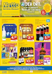 Aktueller Netto Marken-Discount Prospekt mit Coca Cola, "DER ORT, AN DEM DU IMMER AUSGEZEICHNETE PREISE FINDEST.", Seite 1