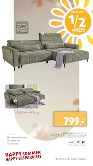 Polstermöbel Fischer Prospekt der KW 27 "HAPPY SOMMER - HAPPY ERSPARNISSE" Aktueller Polstermöbel Fischer Prospekt "HAPPY SOMMER - HAPPY ERSPARNISSE" Seite 2 von 35 Seiten