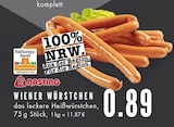 Aktuelle Wiener Würstchen Angebote bei E center in Essen Aktuelles Wiener Würstchen Angebot bei E center in Essen ab 0,89 €