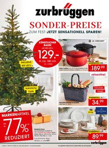 Weihnachtsbaum im Zurbrüggen Prospekt "SONDERPREISE ZUM FEST" mit 28 Seiten (Soest)