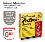 Salbeibonbons im Angebot bei GLOBUS in Siegen Salbeibonbons Angebote von Dallmann's bei GLOBUS Siegen für 0,65 €