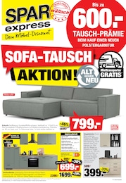 Möbel & Einrichtung Prospekt von Spar-Express in Lohheide Aktueller Spar-Express Möbel & Einrichtung Prospekt für Lohheide: SOFA-TAUSCH AKTION! mit 12} Seiten, 31.01.2026 - 21.02.2026
