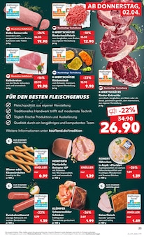 Steak im Kaufland Prospekt "Aktuelle Angebote" mit 54 Seiten (Dresden)