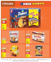 Promos Nutella dans le catalogue "LES PRIX CHOCS" de Carrefour Market Nutella en promo dans le catalogue Carrefour Market à la page 10