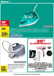 Offre Centrale Vapeur dans le catalogue Carrefour du moment à la page 66