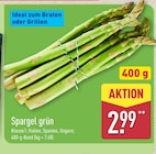 Spargel grün bei ALDI Nord im Prospekt "" für 2,99 €