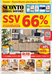 Backofen im aktuellen Sconto SB Prospekt (Jena) Backofen im Sconto SB Prospekt "SSV - SOMMER SPAR VERKAUF" mit 8 Seiten (Jena)