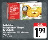 Das Original Echte Thüringer Kartoffelpuffer von Heichelheimer im aktuellen EDEKA Prospekt für 1,99 €