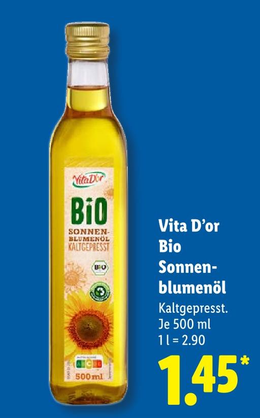 Bio Sonnenblumenöl
