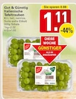 WEZ Vlotho - Italienische Tafeltrauben Angebot im Prospekt Italienische Tafeltrauben bei WEZ im Vlotho Prospekt für 1,11 €