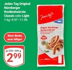 Aktuelle Bratwurst Angebote bei GLOBUS in Halle (Saale) Aktuelles Original Nürnberger Rostbratwürste Classic Angebot bei GLOBUS in Halle (Saale) ab 2,99 €