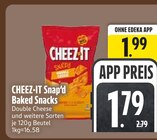 Snap’d Baked Snacks im Angebot bei EDEKA in Ravensburg Snap’d Baked Snacks Angebote von CHEEZ-IT bei EDEKA Ravensburg für 1,79 €