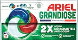 Lessive pods grandiose original action détachante et anti-odeur 21 doses - ARIEL en promo chez Intermarché Hyper Grenoble à 7,44 €