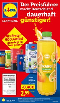 Saft im aktuellen Lidl Prospekt (Stuttgart) Saft im Lidl Prospekt "Der PreisfĂĽhrer macht Deutschland dauerhaft gĂĽnstiger!" mit 18 Seiten (Stuttgart)
