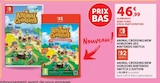ANIMAL CROSSING:NEW HORIZONS JEU - NINTENDO SWITCH - Super U à Rennes ANIMAL CROSSING:NEW HORIZONS JEU - NINTENDO SWITCH en promo chez Super U Rennes à 46,99 €