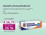 Schmerzgel forte 23,2 mg/g bei mea - meine apotheke im Prospekt "" für 16,75 €