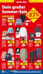 Lidl Bekleidung im Prospekt 