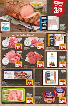 Rindfleisch im aktuellen REWE Prospekt (Mönchengladbach) Rindfleisch im REWE Prospekt "Dein Markt" mit 30 Seiten (Mönchengladbach)