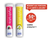 E.Leclerc Cogolin - Promo -50% sur le 2e produit acheté gamme HYDRATIS Promo -50% sur le 2e produit acheté gamme HYDRATIS à dans le catalogue E.Leclerc à Cogolin