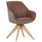 ARMLEHNSTUHL Sitzfläche 360° drehbar, automatische Rückholfunktion Chenille, Lederlook Eichefarben, Cognac Angebote von home24 bei XXXLutz Köln für 49,90 €
