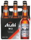 Biere blonde super dry 5° - Asahi en promo chez Super U Romans-sur-Isère à 5,27 €