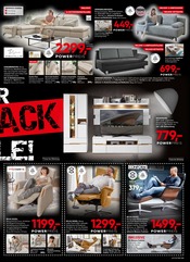 Aktueller Möbel Wanninger Prospekt mit Couch, "POWER BLACK SALE!", Seite 5