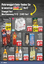 Cola im EDEKA Prospekt in Rietberg Aktueller EDEKA Prospekt mit Cola, "Aktuelle Angebote", Seite 18