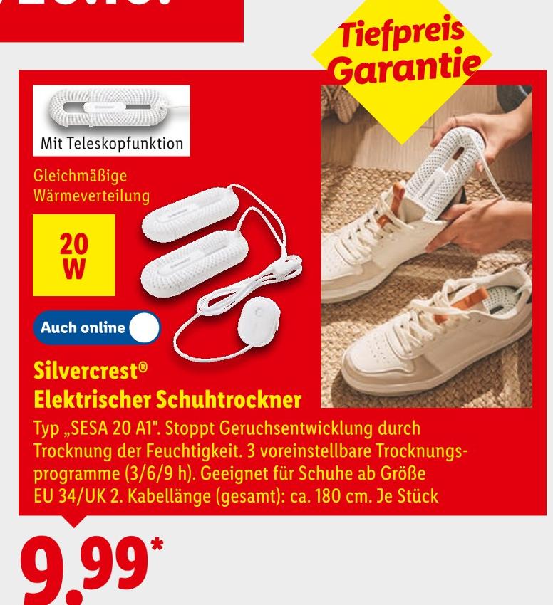 Elektrischer Schuhtrockner