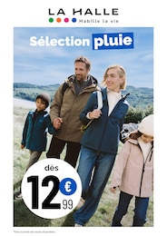 Prospectus La Halle à Puteaux, "Sélection pluie", 1 page, 07/10/2026 - 13/10/2026
