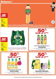 Prix et réduction Perrier dans le prospectus Carrefour en cours Offre Perrier dans le catalogue Carrefour du moment à la page 65